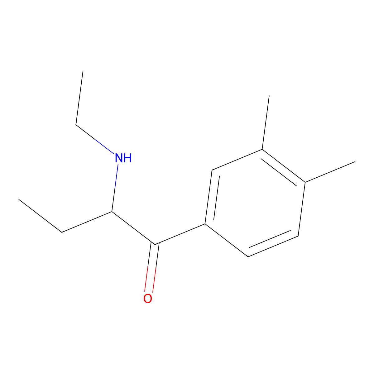 3,4-Dimethyl-N-ethylbuphedrone molecular structure, CAS 1494649-79-4