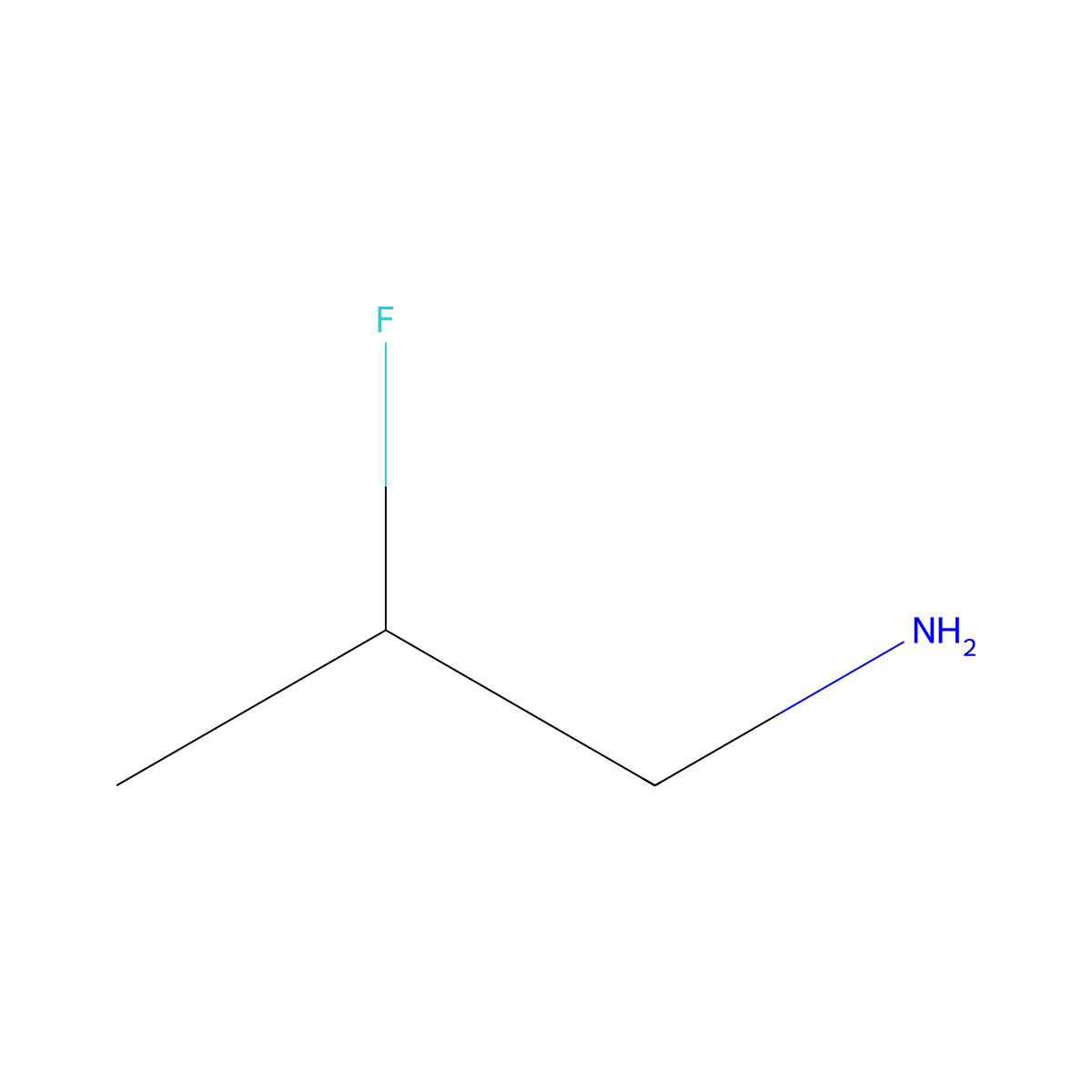 (2R)-2-fluoropropan-1-amine molecular structure, CAS 1494676-45-7