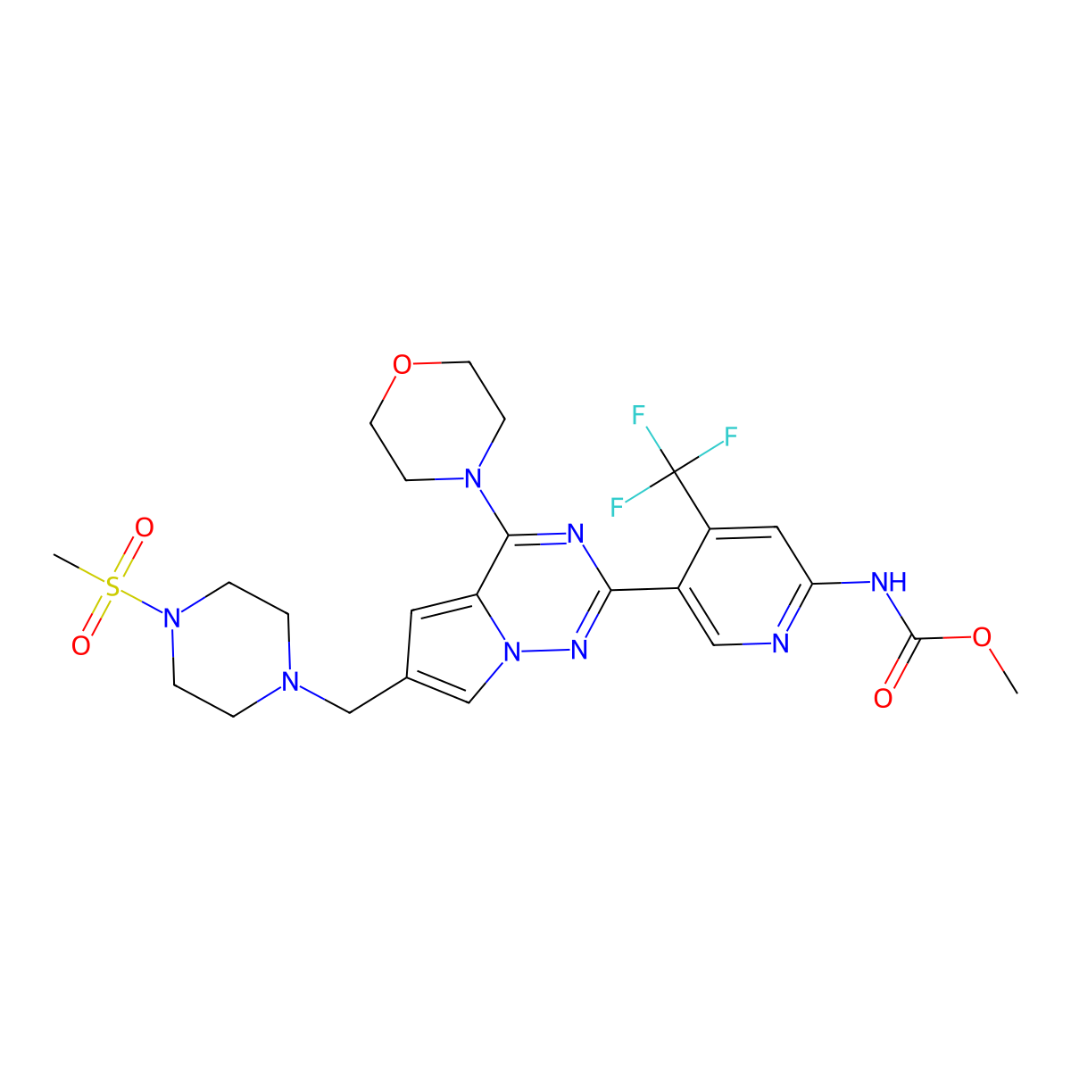 Risovalisib molecular structure, CAS 1494684-28-4
