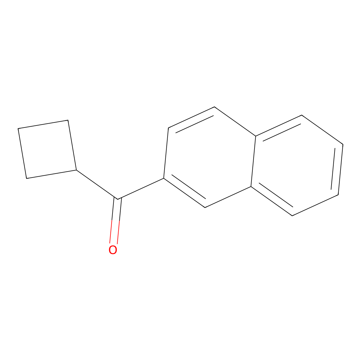 Cyclobutyl(naphthalen-2-yl)methanone molecular structure, CAS 1494815-92-7