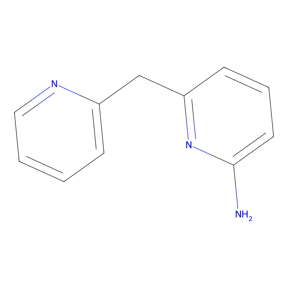 6-[(Pyridin-2-yl)methyl]pyridin-2-amine molecular structure, CAS 1494829-86-5