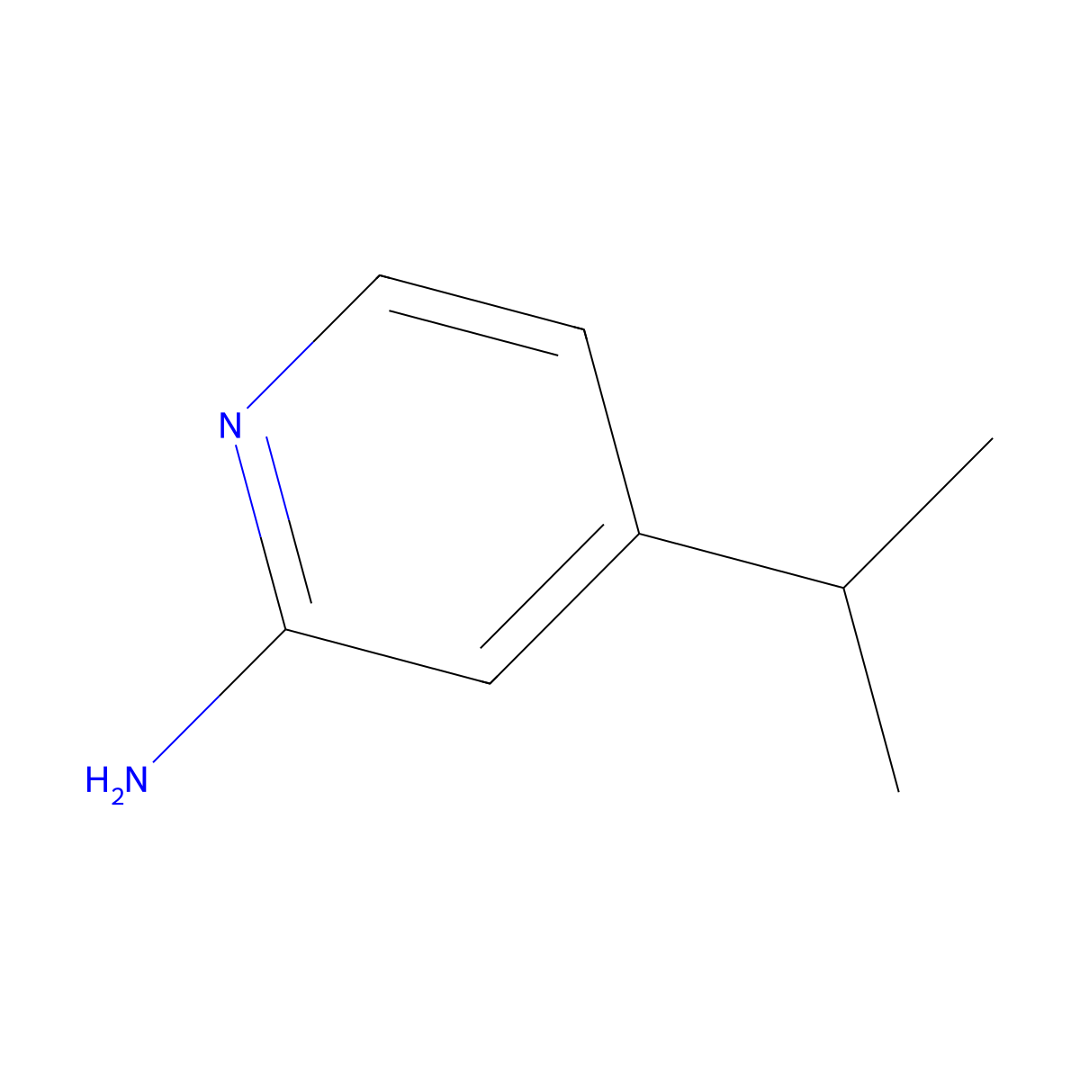 4-(Propan-2-yl)pyridin-2-amine molecular structure, CAS 149489-07-6