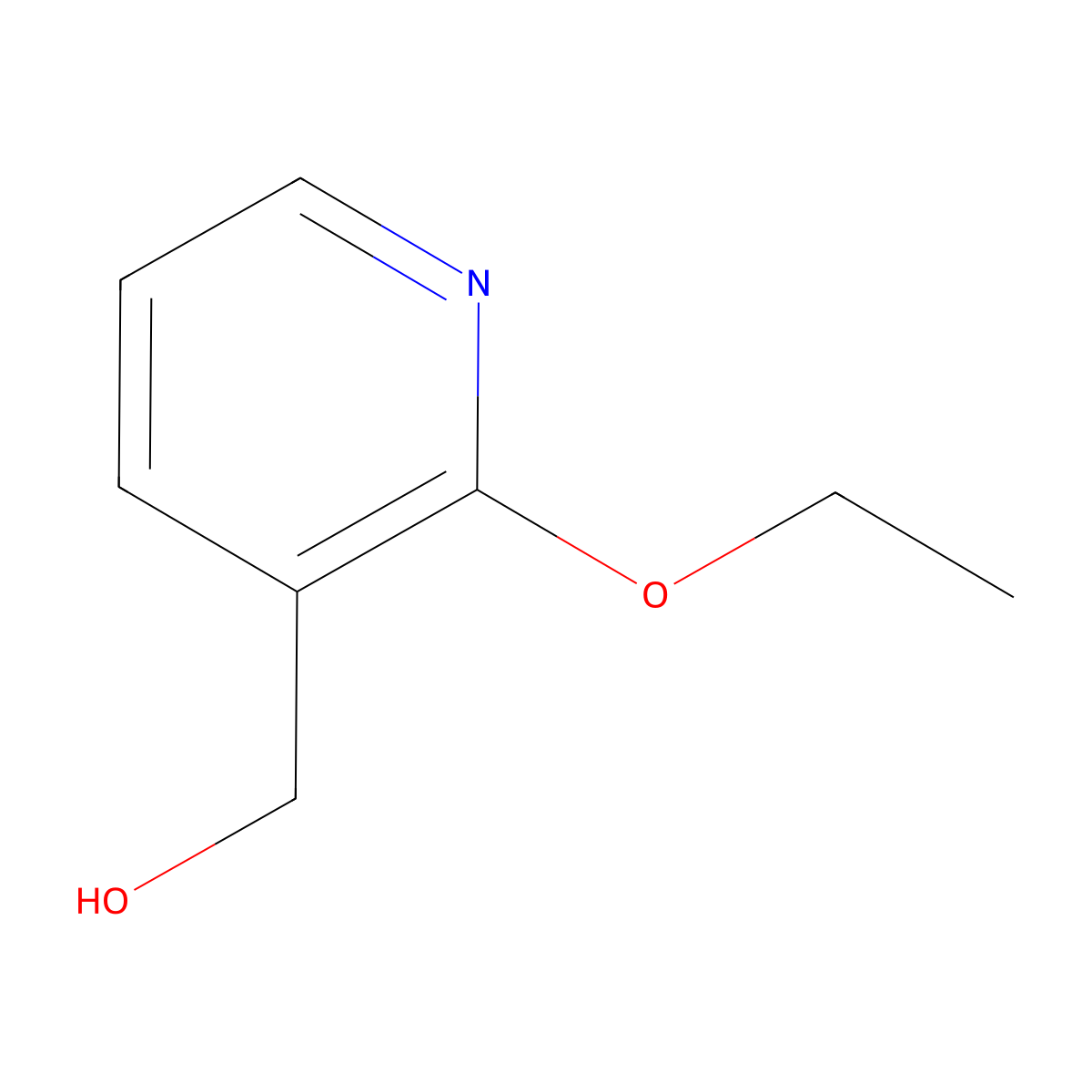 2-Ethoxy-3-pyridinemethanol molecular structure, CAS 149489-08-7