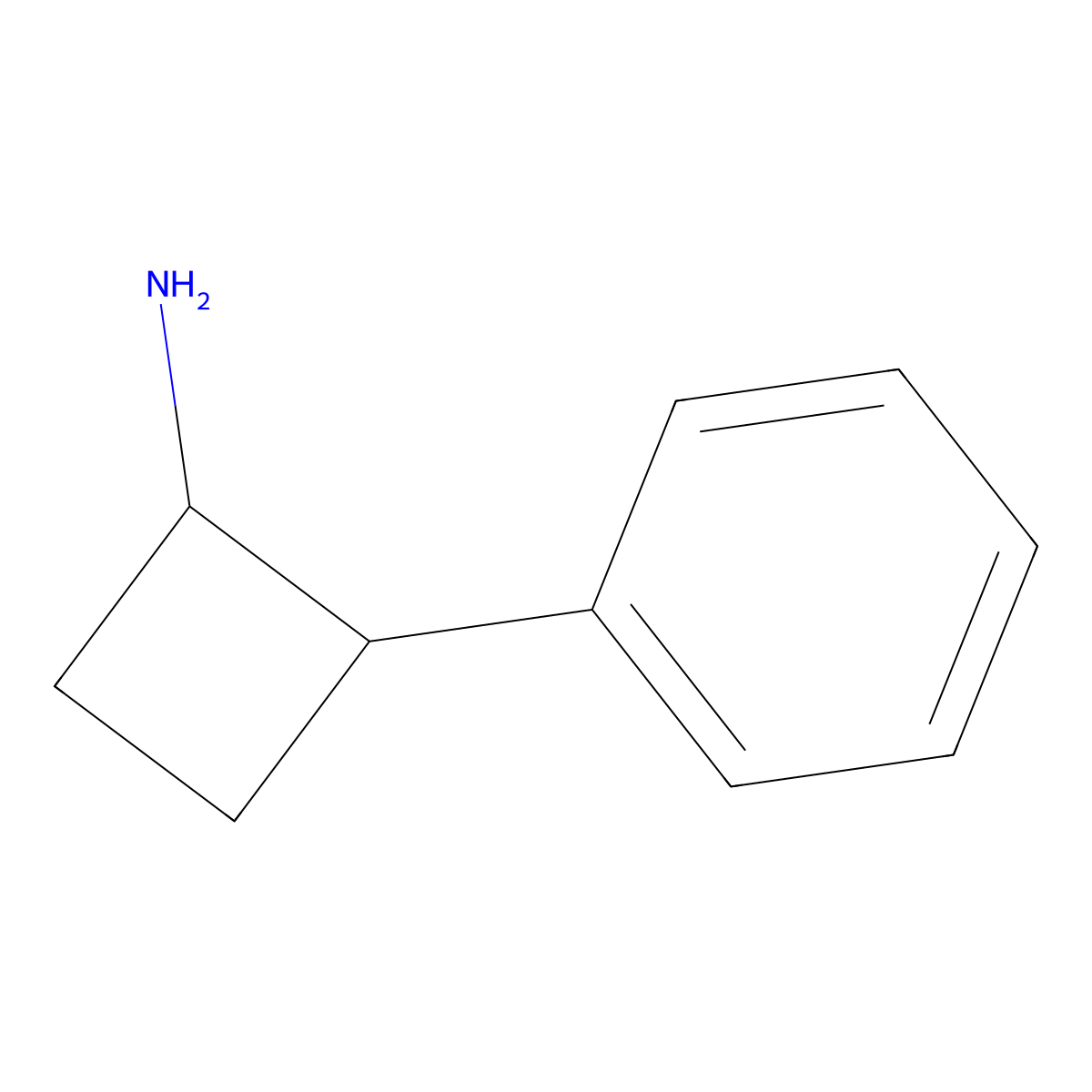 (1R,2S)-2-Phenylcyclobutan-1-amine molecular structure, CAS 149489-13-4