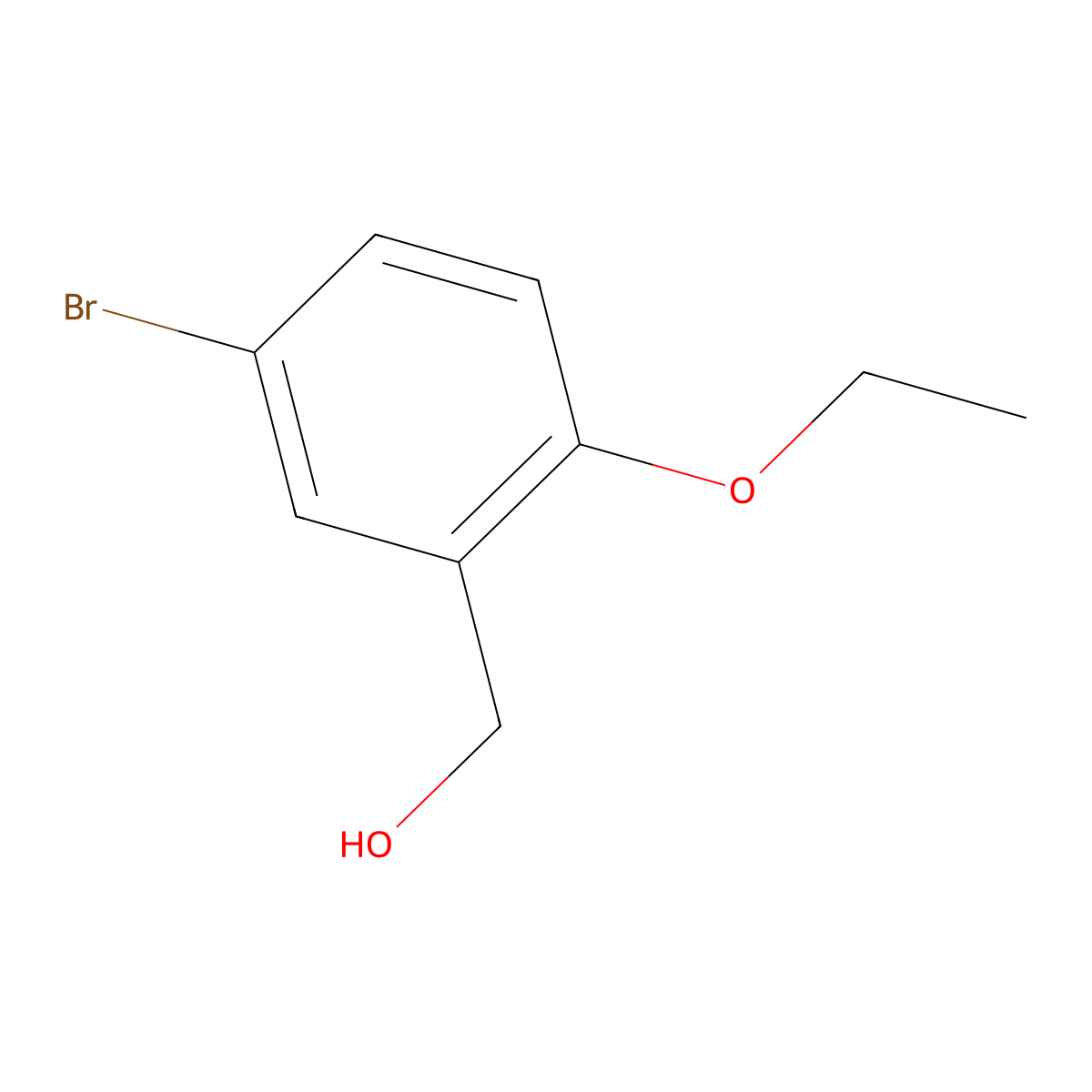5-Bromo-2-ethoxybenzyl alcohol molecular structure, CAS 149489-18-9
