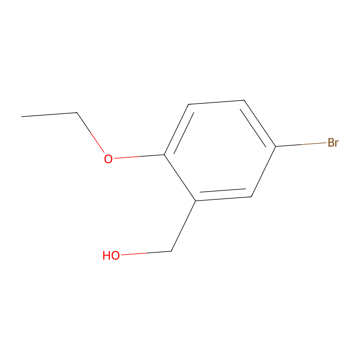5-Bromo-2-ethoxybenzyl alcohol molecular structure, CAS 149489-18-9
