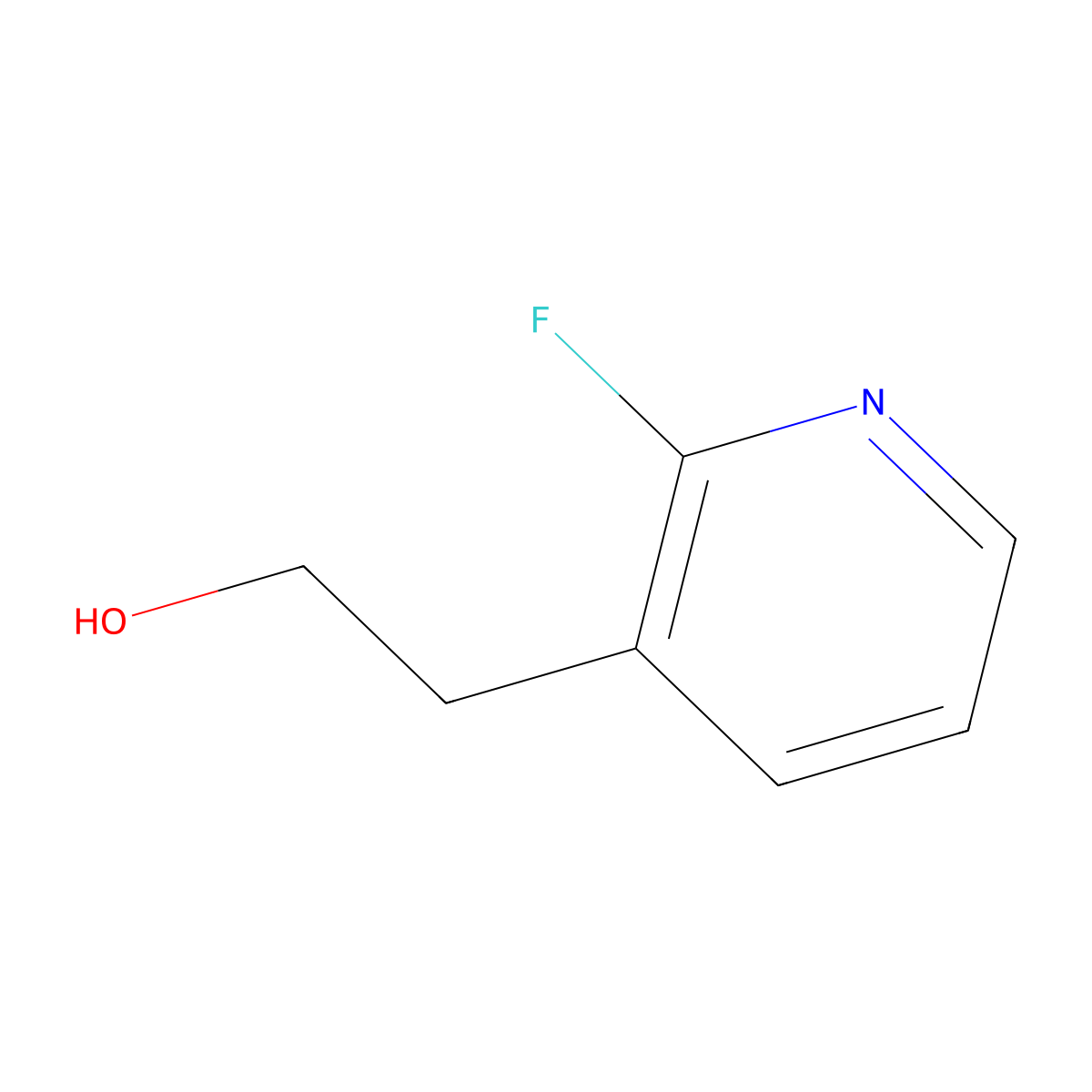2-(2-Fluoropyridin-3-yl)ethanol molecular structure, CAS 149489-21-4
