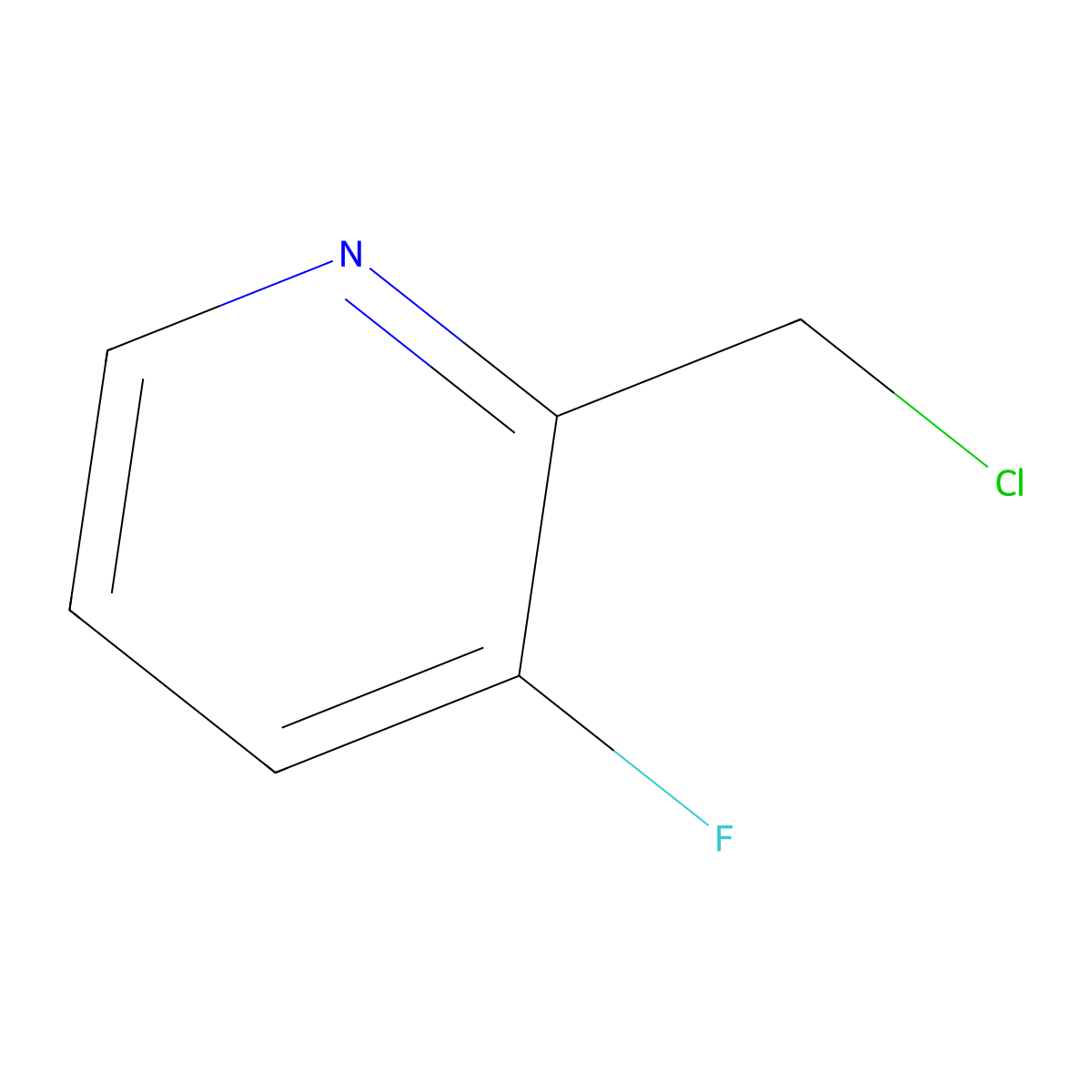 2-(Chloromethyl)-3-fluoropyridine molecular structure, CAS 149489-32-7