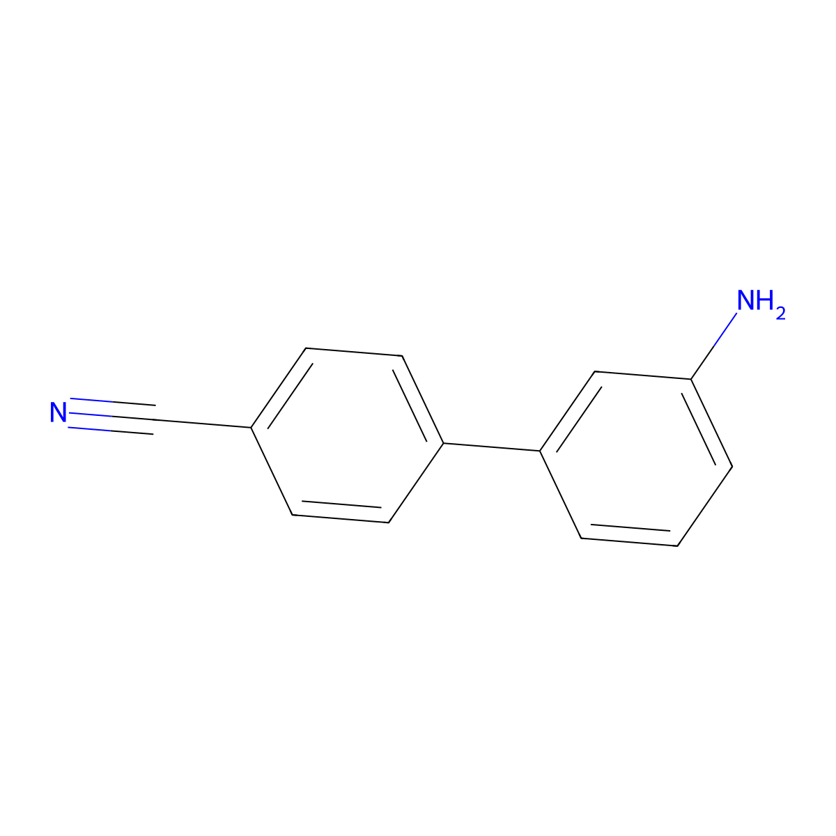 3'-Aminobiphenyl-4-carbonitrile molecular structure, CAS 149505-72-6