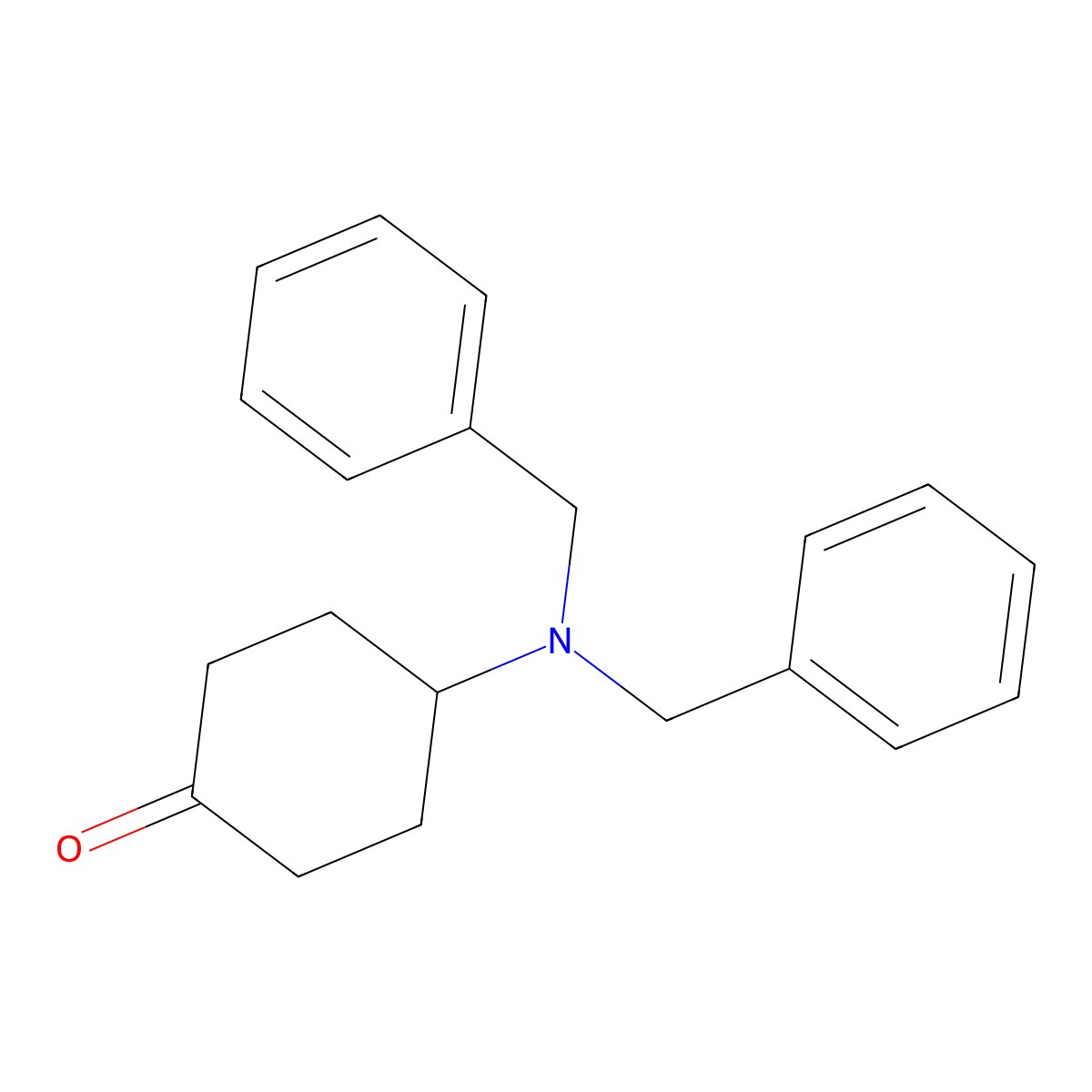 4-(Dibenzylamino)cyclohexan-1-one molecular structure, CAS 149506-79-6