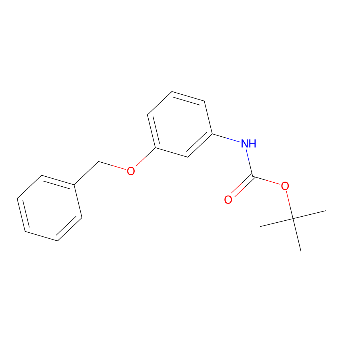 [3-(Benzyloxy)phenyl]carbamic acid tert-butyl ester molecular structure, CAS 149507-31-3