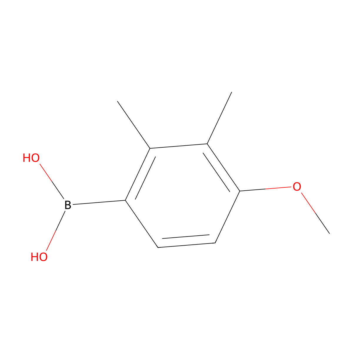 4-Methoxy-2,3-dimethylphenylboronic acid molecular structure, CAS 149507-37-9