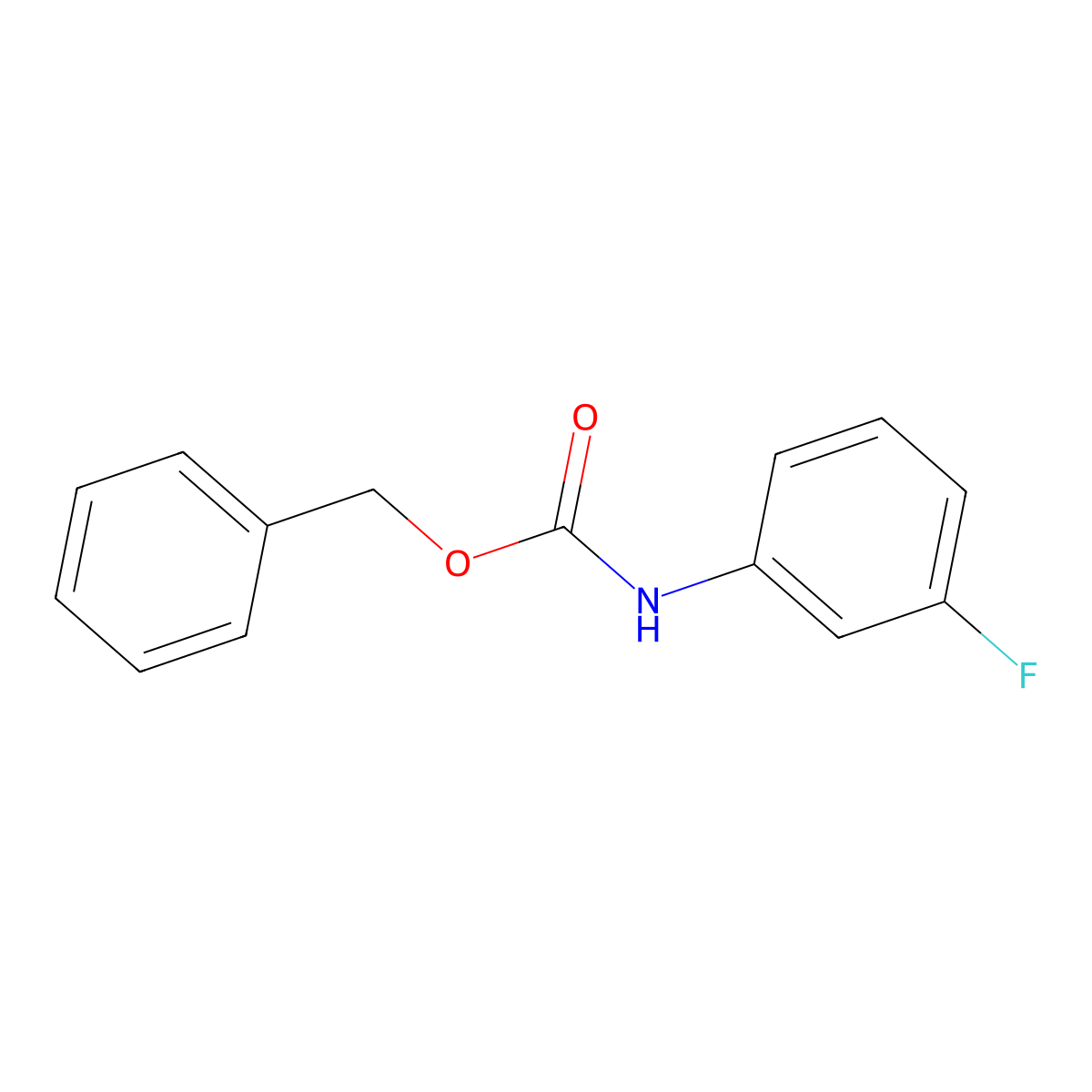 (3-Fluorophenyl)carbamic acid benzyl ester molecular structure, CAS 149524-47-0