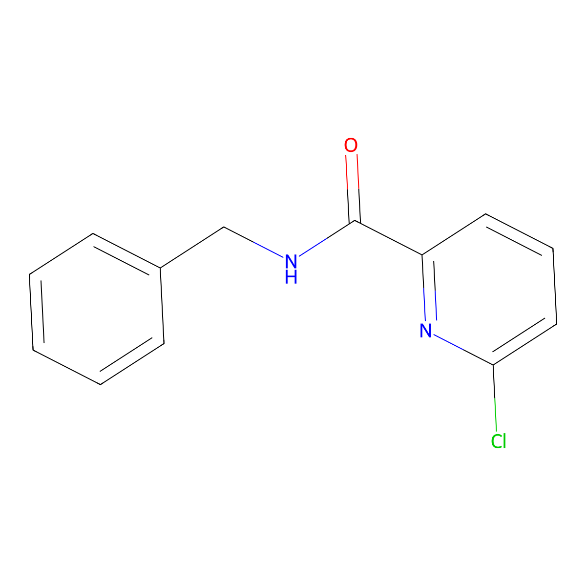 N-benzyl-6-chloropyridine-2-carboxamide molecular structure, CAS 149527-04-8