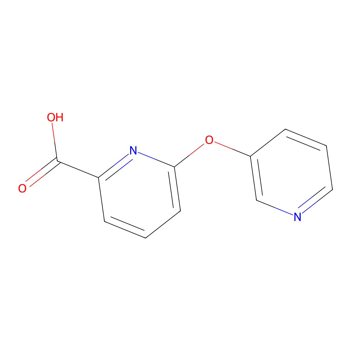 6-(Pyridin-3-yloxy)pyridine-2-carboxylic acid molecular structure, CAS 149528-26-7