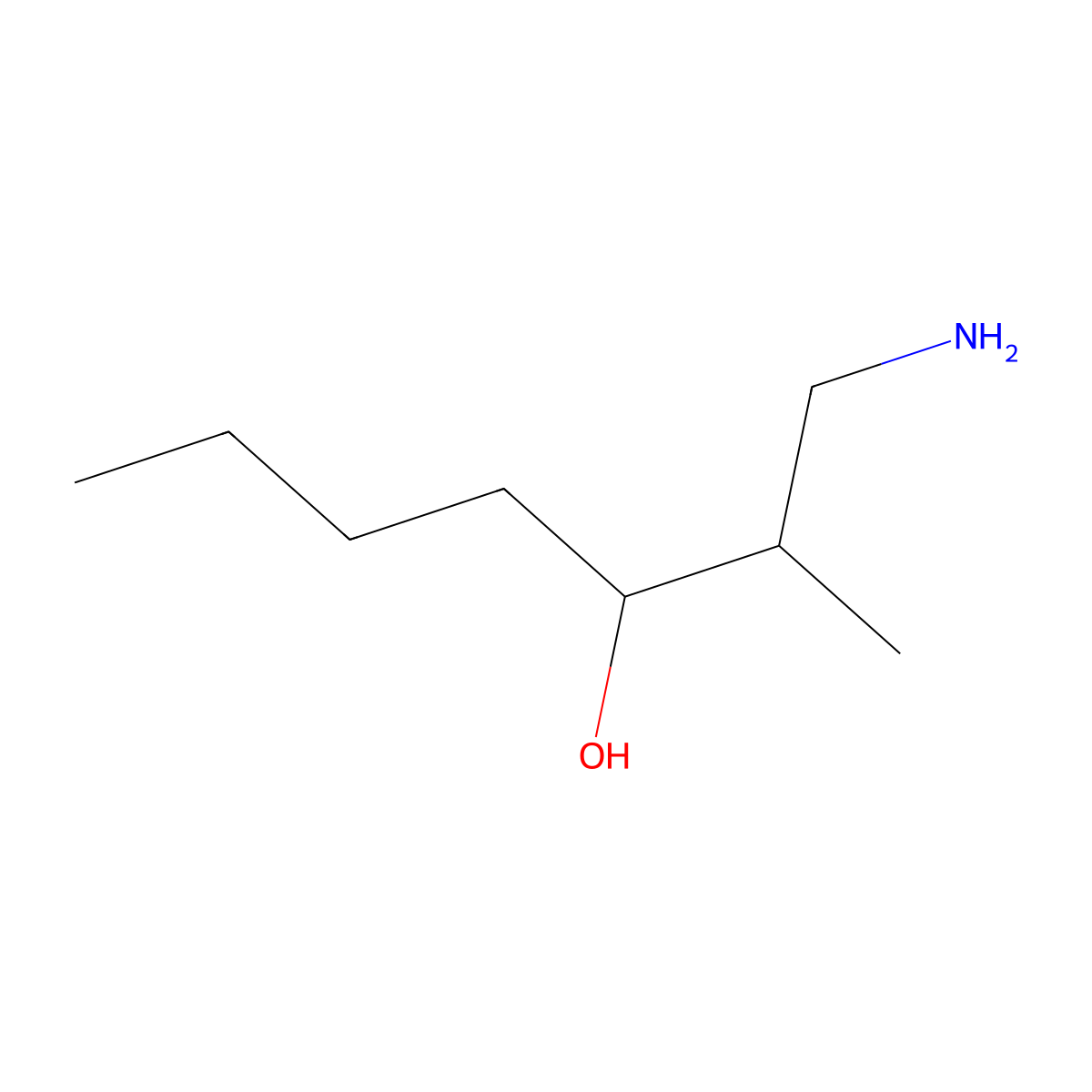 1-Amino-2-methylheptan-3-ol molecular structure, CAS 1495294-99-9