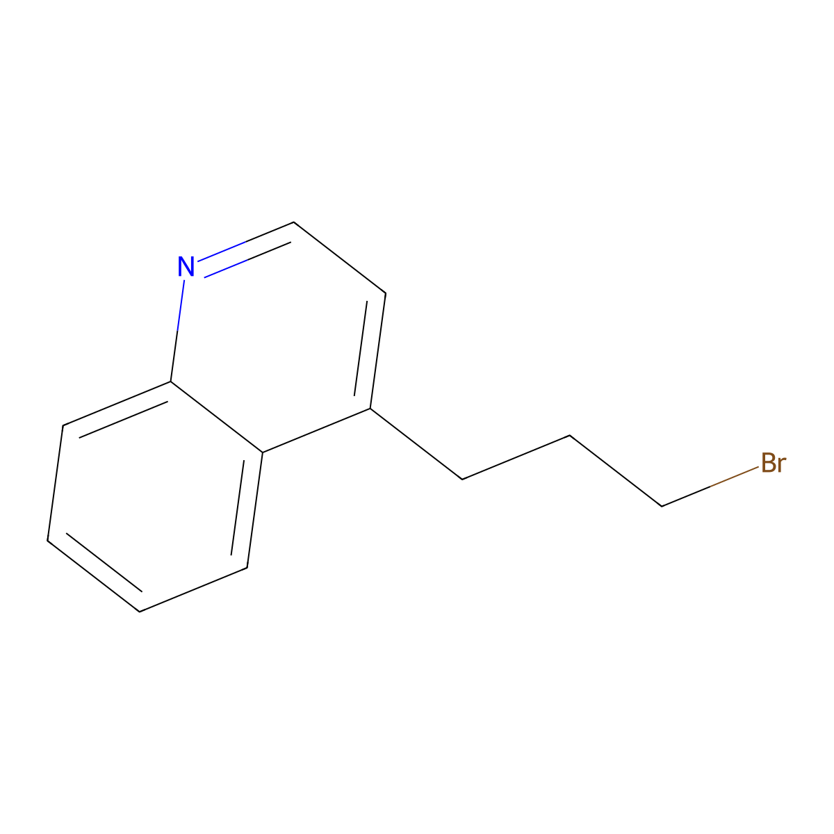 4-(3-Bromopropyl)quinoline molecular structure, CAS 1495403-89-8