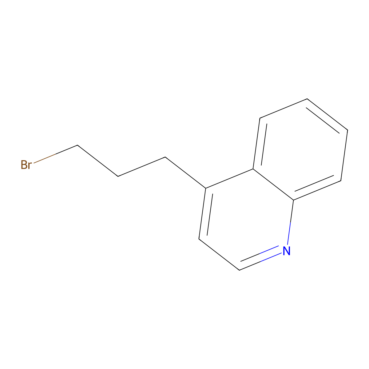 4-(3-Bromopropyl)quinoline molecular structure, CAS 1495403-89-8