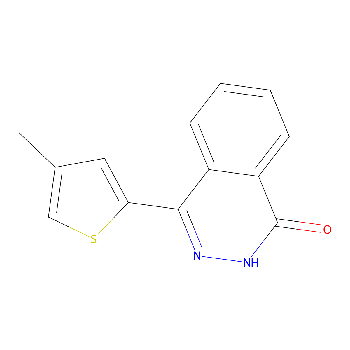 4-(4-Methylthiophen-2-yl)phthalazin-1(2H)-one molecular structure, CAS 149549-11-1