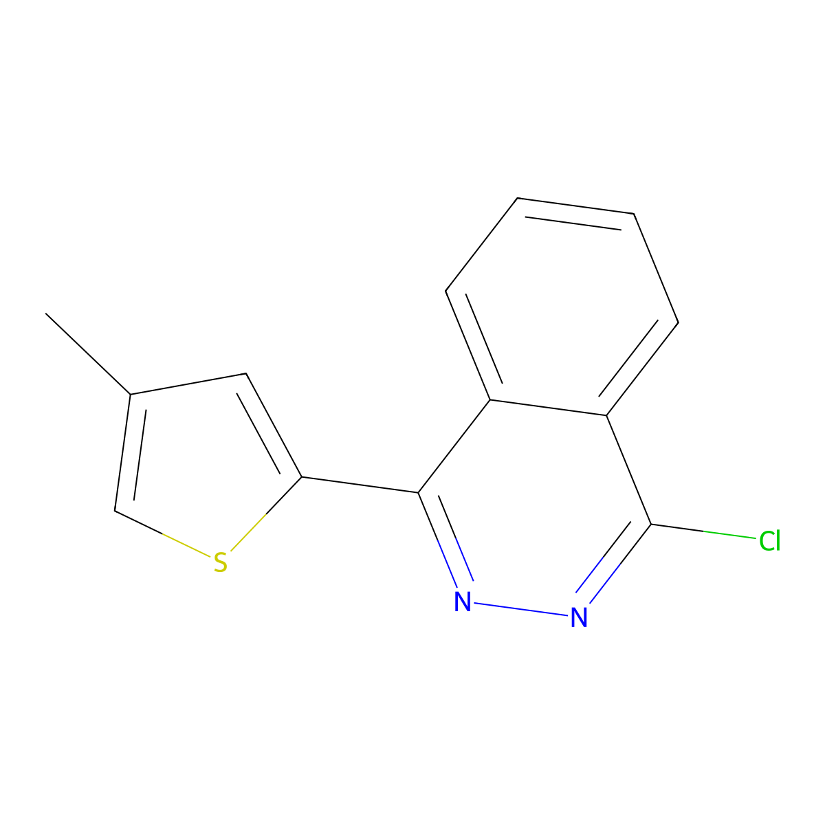 1-Chloro-4-(4-methylthiophen-2-yl)phthalazine molecular structure, CAS 149549-12-2