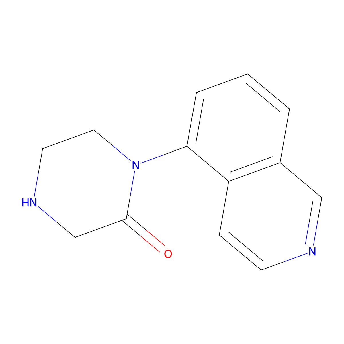 1-(Isoquinolin-5-YL)piperazin-2-one molecular structure, CAS 1495529-76-4