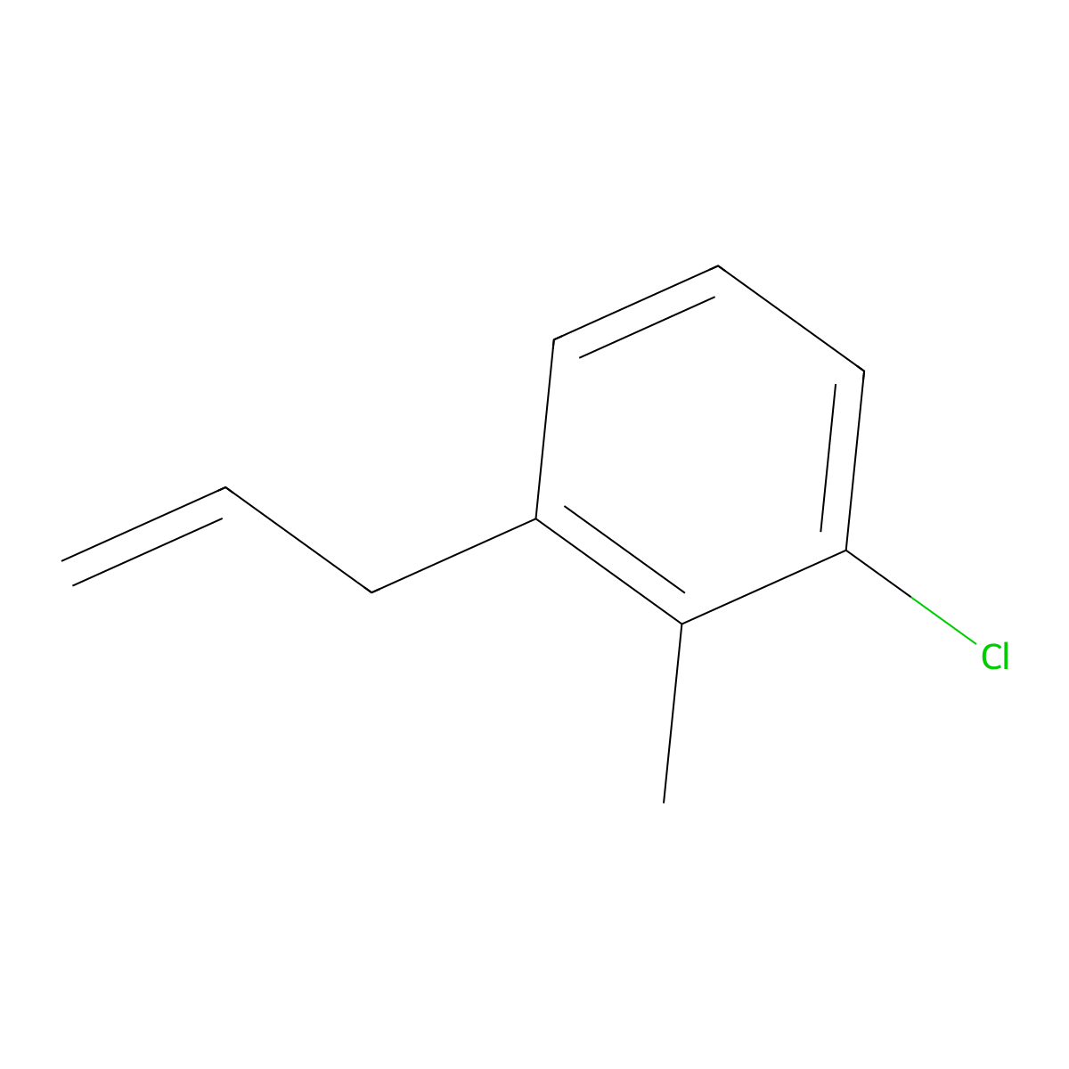 1-Chloro-2-methyl-3-prop-2-enylbenzene molecular structure, CAS 149553-92-4