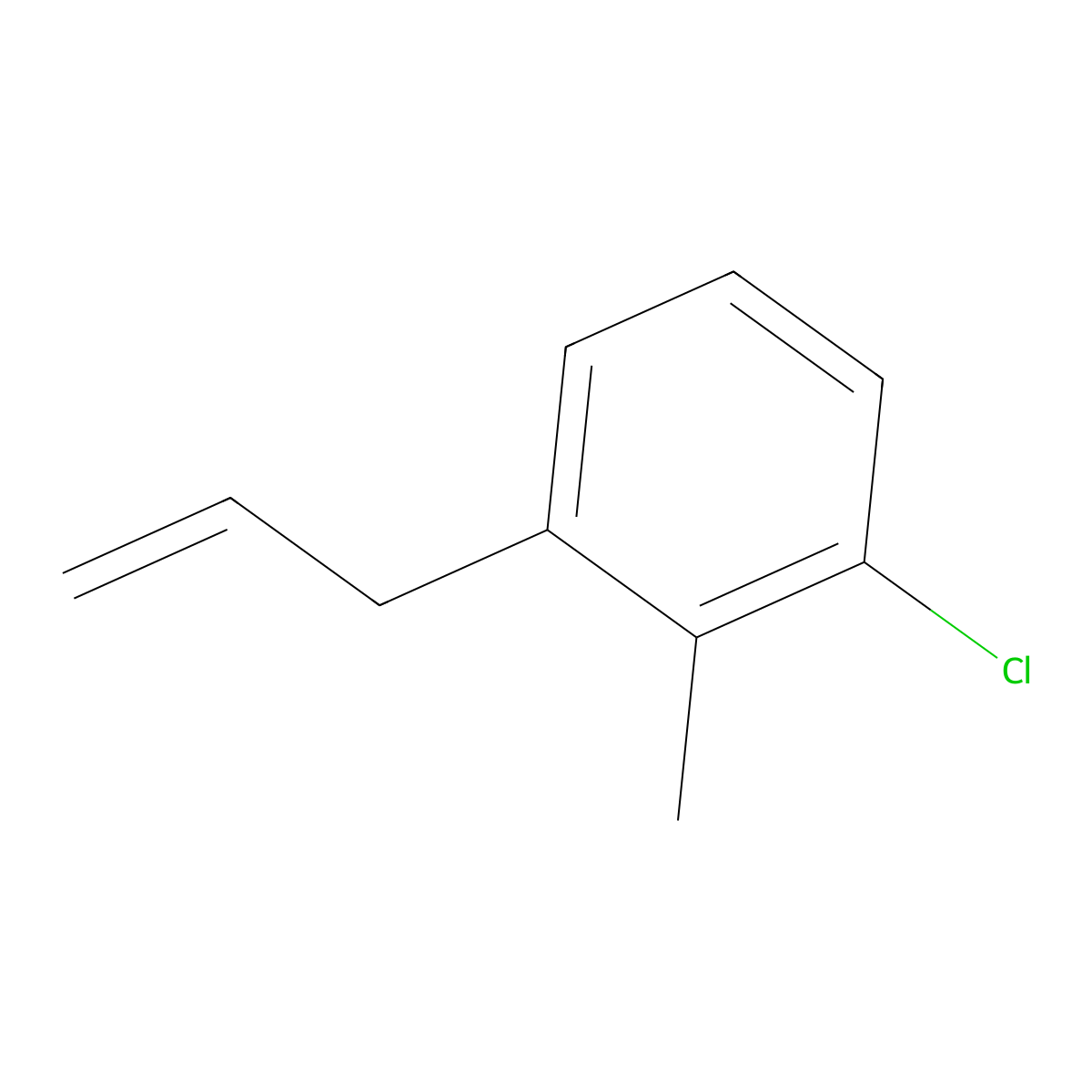 1-Chloro-2-methyl-3-prop-2-enylbenzene molecular structure, CAS 149553-92-4
