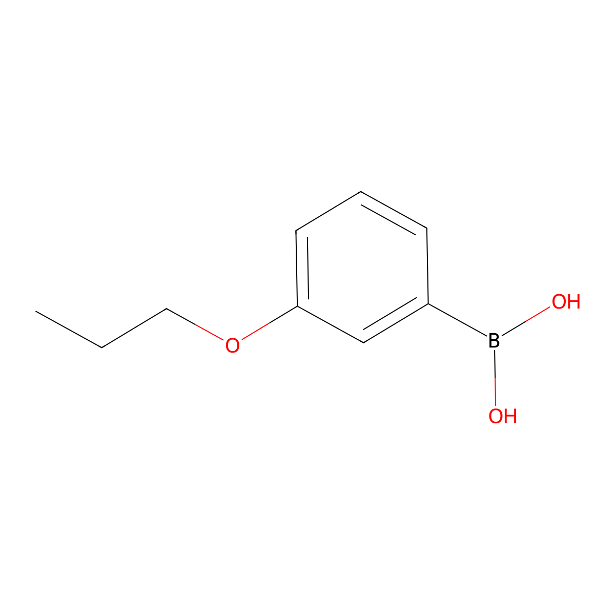 (3-Propoxyphenyl)boronic acid molecular structure, CAS 149557-18-6