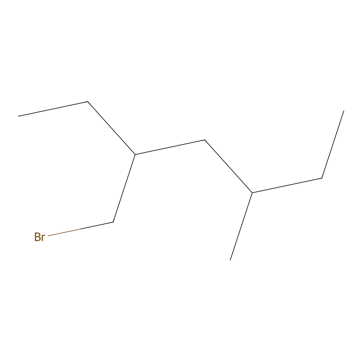 3-(Bromomethyl)-5-methylheptane molecular structure, CAS 1495692-07-3