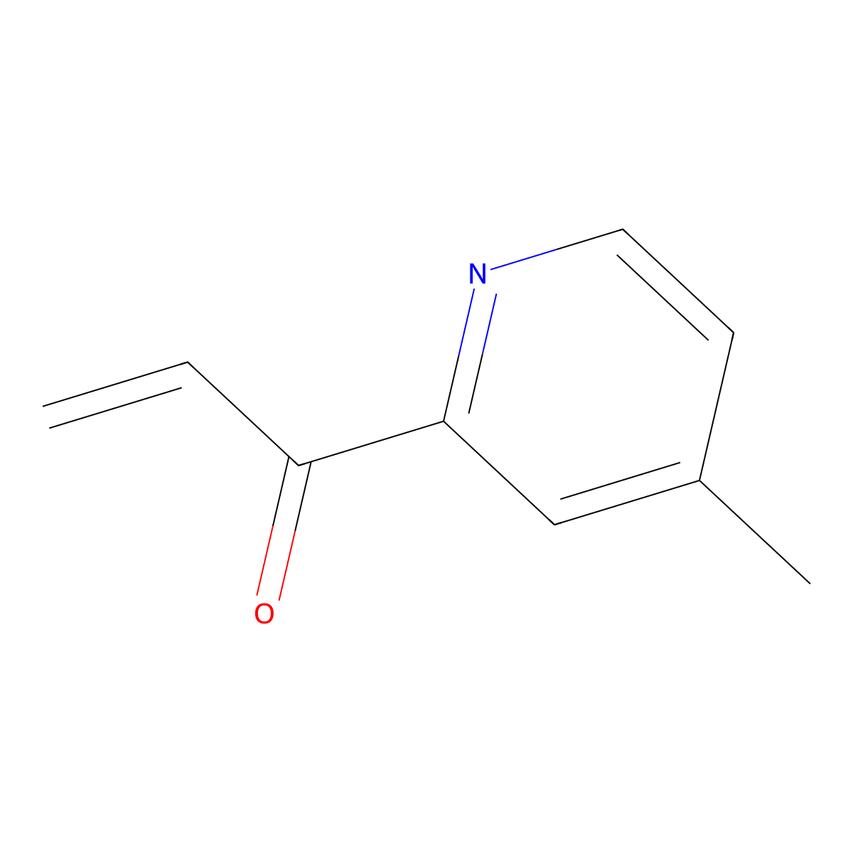 1-(4-Methylpyridin-2-yl)prop-2-en-1-one molecular structure, CAS 1495721-07-7