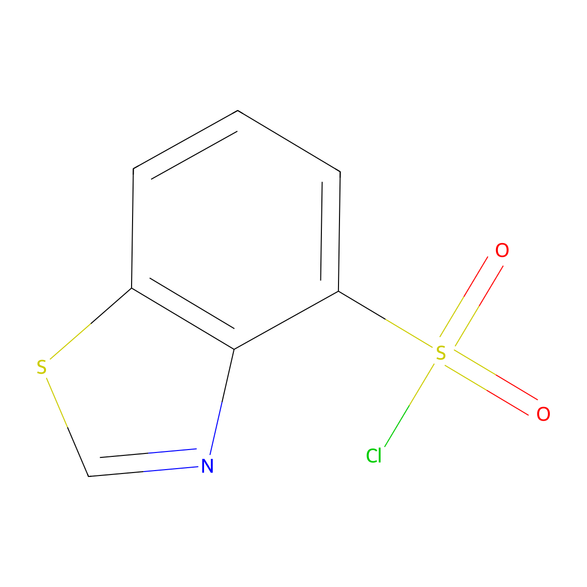 1,3-Benzothiazole-4-sulfonyl chloride molecular structure, CAS 149575-65-5