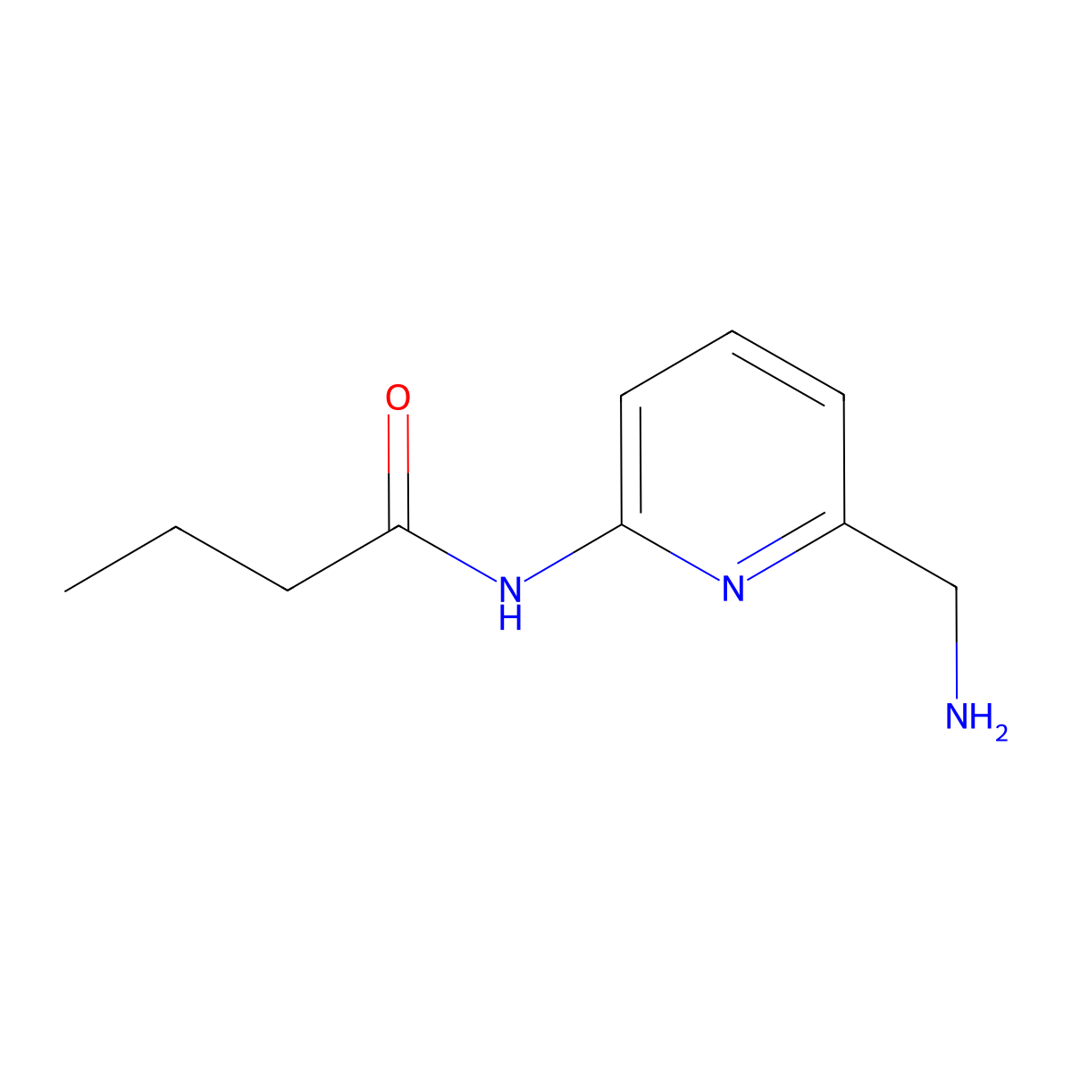 N-[6-(Aminomethyl)pyridin-2-YL]butanamide molecular structure, CAS 1495851-47-2