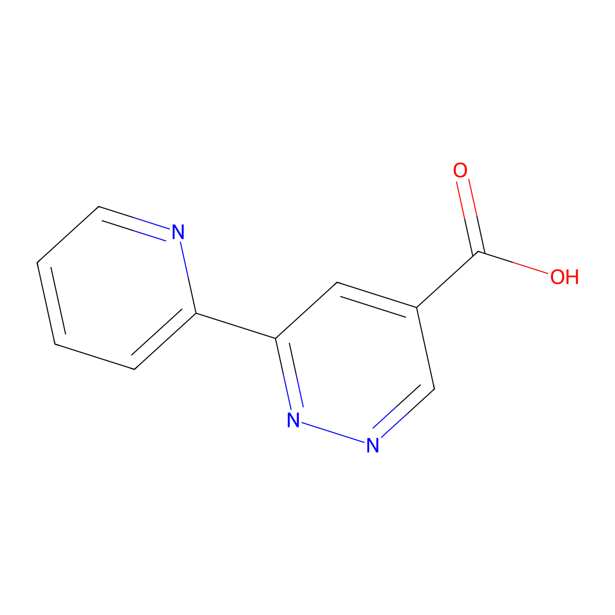 6-(Pyridin-2-yl)pyridazine-4-carboxylic acid molecular structure, CAS 1495851-84-7