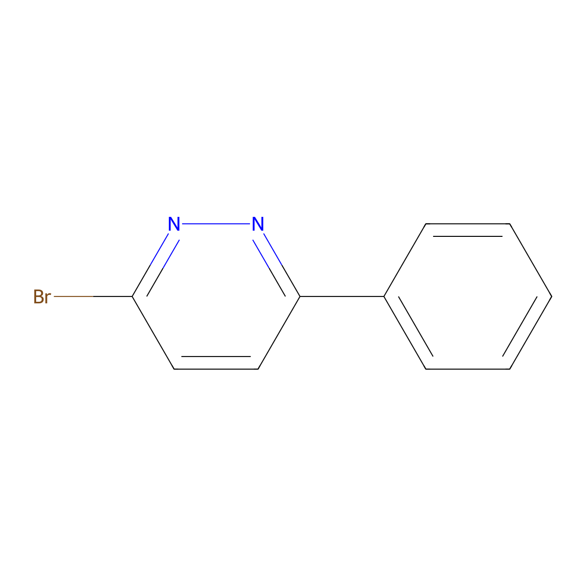 3-Bromo-6-phenylpyridazine molecular structure, CAS 14959-34-3
