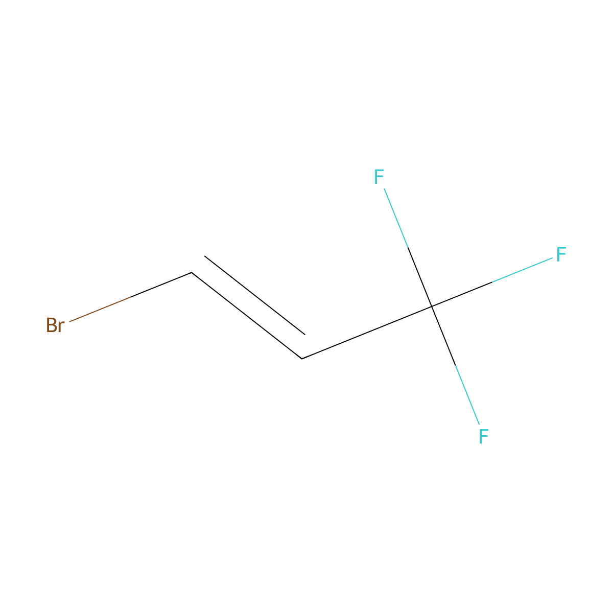 1-Bromo-3,3,3-trifluoroprop-1-ene molecular structure, CAS 149597-47-7