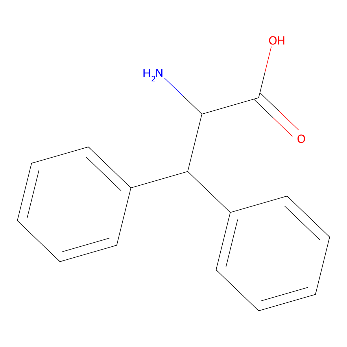beta-Phenyl-L-phenylalanine molecular structure, CAS 149597-92-2