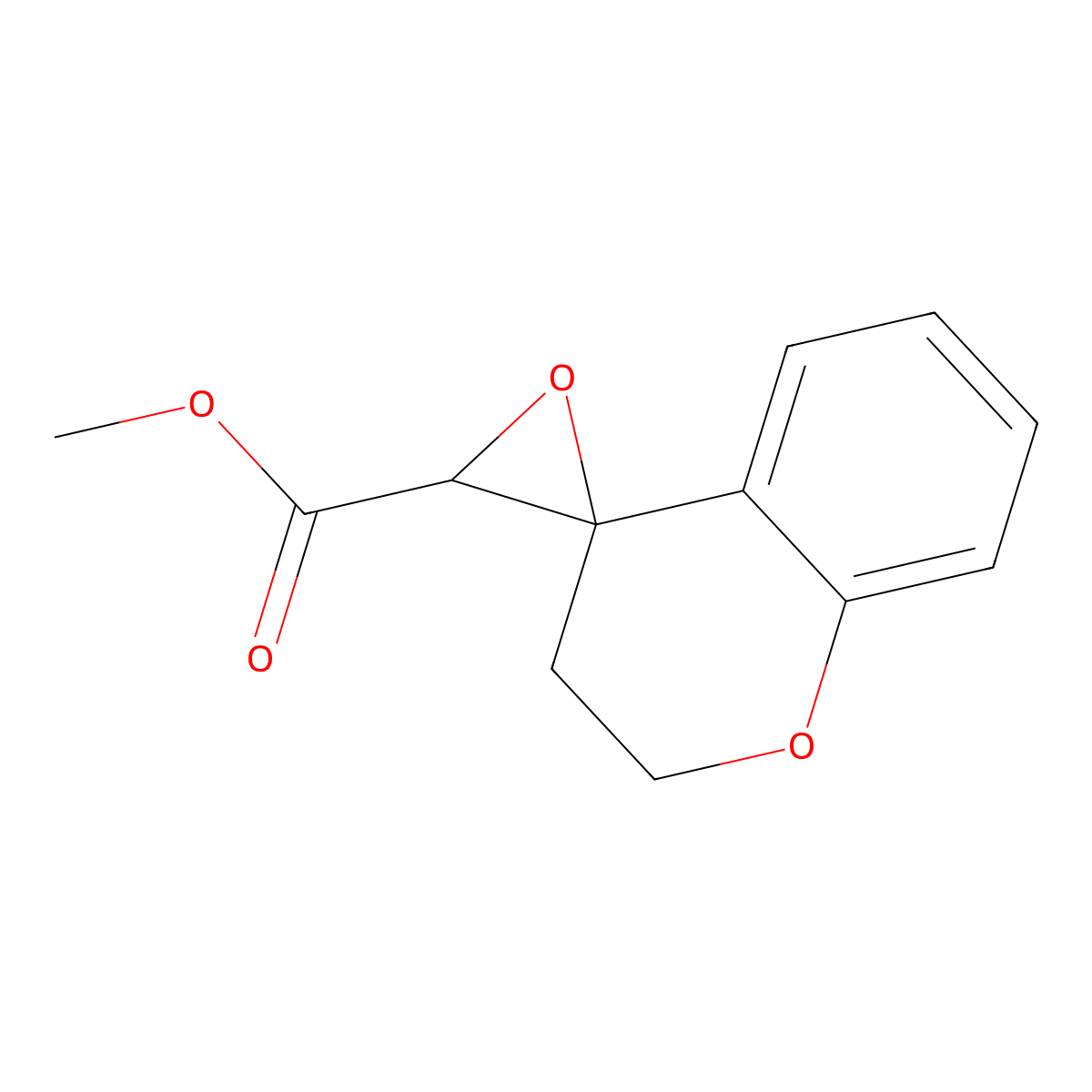 Methyl spiro[chromane-4,2'-oxirane]-3'-carboxylate molecular structure, CAS 1496088-82-4