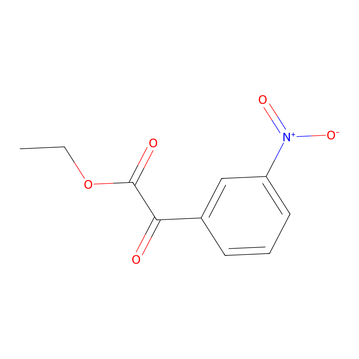 3-Nitro-oxo-benzeneacetic acid Ethyl ester molecular structure, CAS 149621-25-0