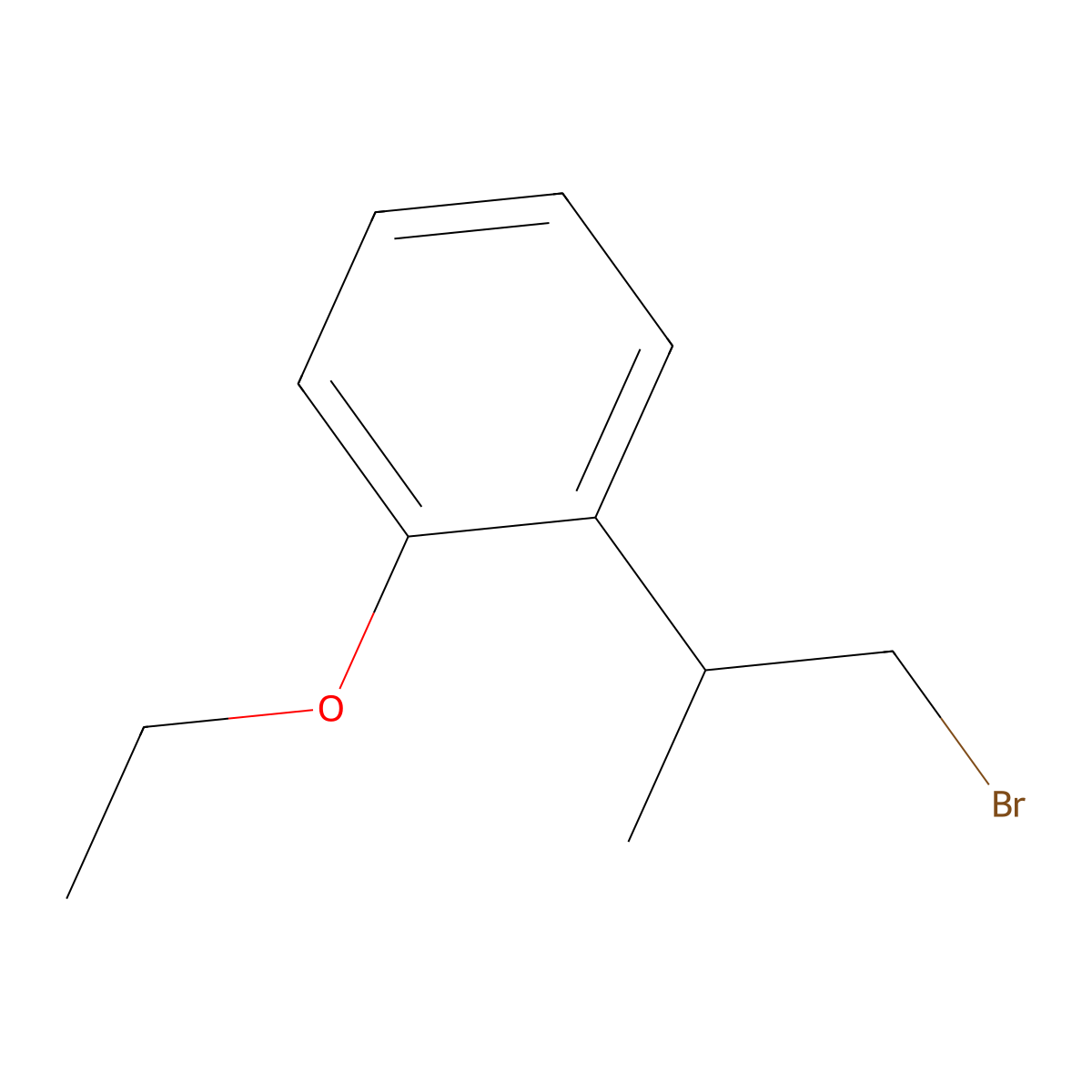 1-(1-Bromopropan-2-yl)-2-ethoxybenzene molecular structure, CAS 1496246-20-8