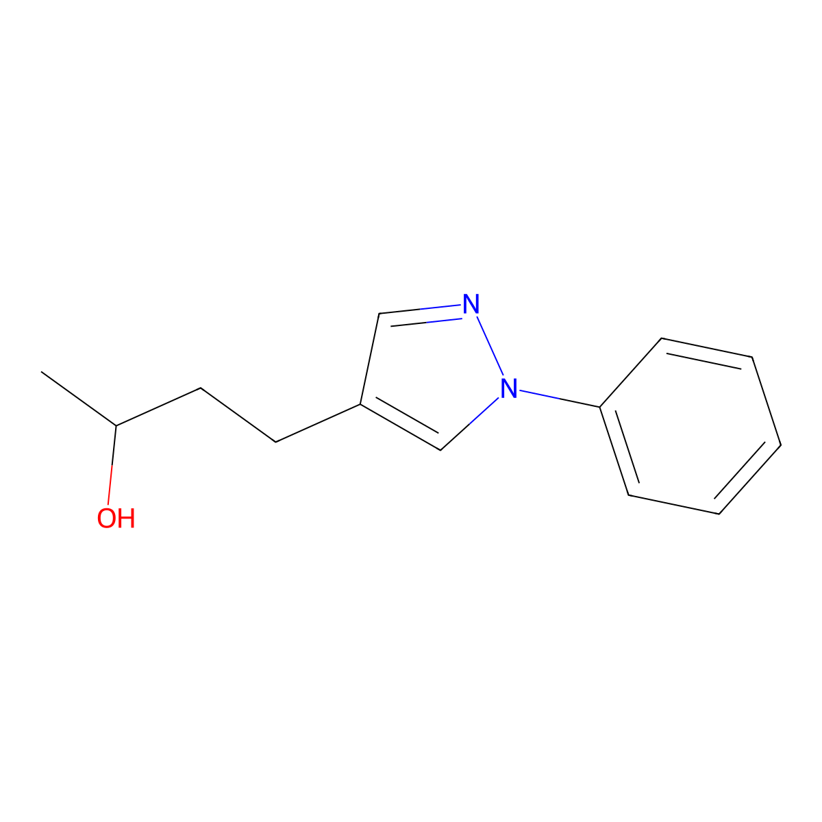 4-(1-Phenyl-1h-pyrazol-4-yl)butan-2-ol molecular structure, CAS 1496261-87-0