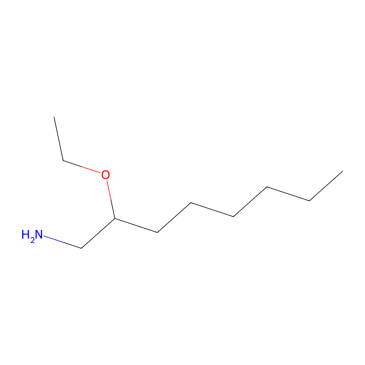 2-Ethoxyoctan-1-amine molecular structure, CAS 1496287-26-3