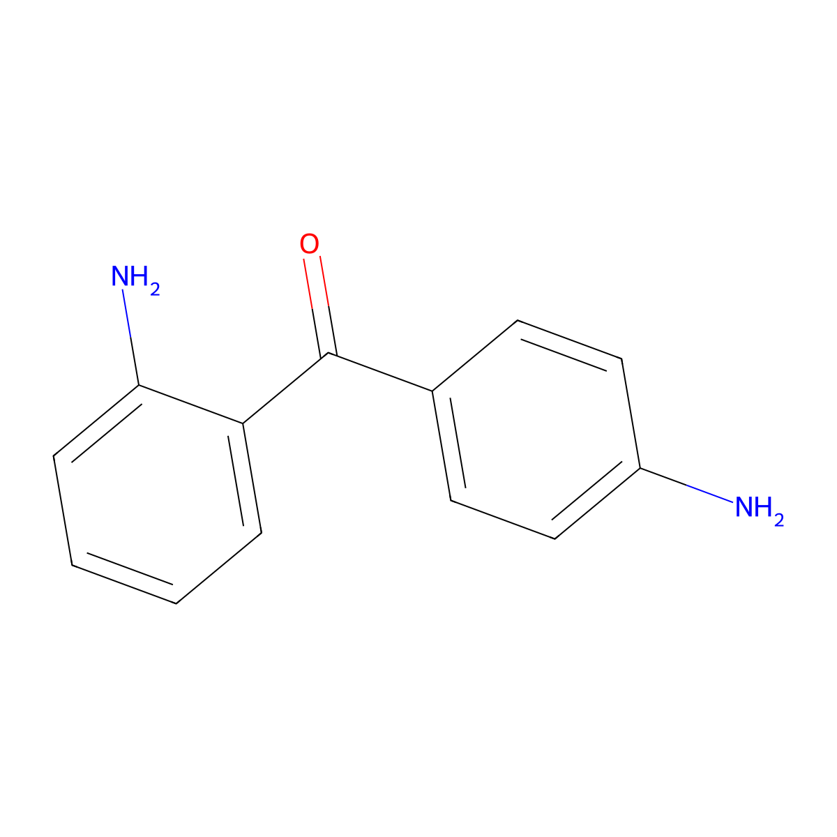 2,4'-Diaminobenzophenone molecular structure, CAS 14963-42-9
