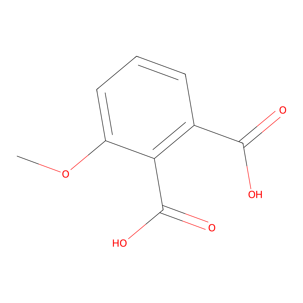 3-Methoxyphthalic acid molecular structure, CAS 14963-97-4