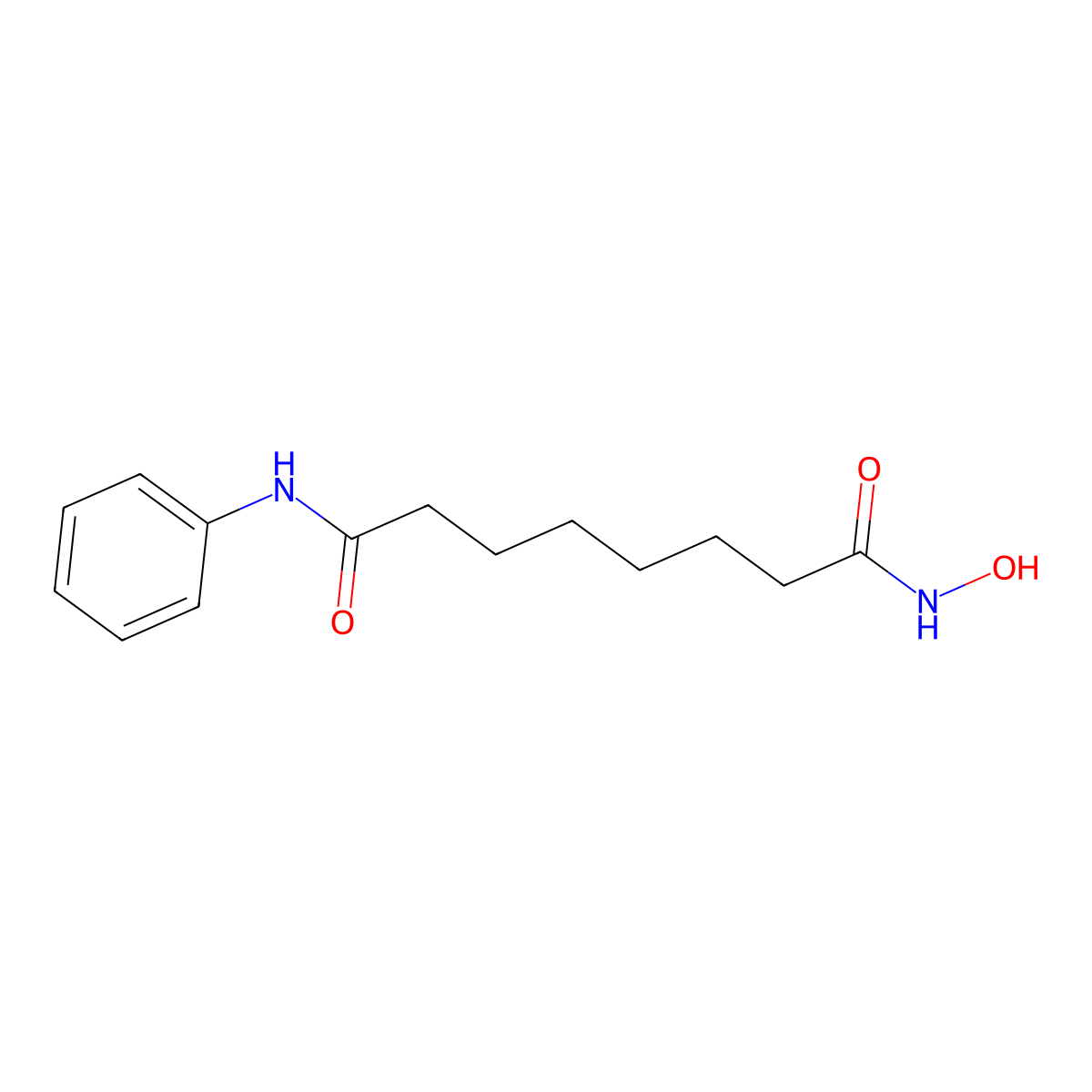 Vorinostat molecular structure, CAS 149647-78-9