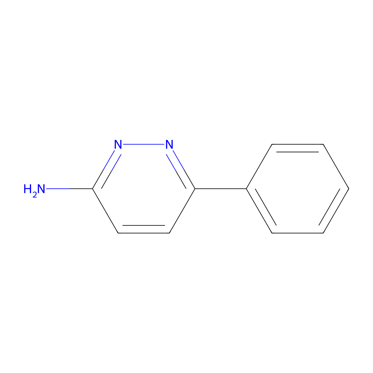 6-Phenylpyridazin-3-amine molecular structure, CAS 14966-91-7