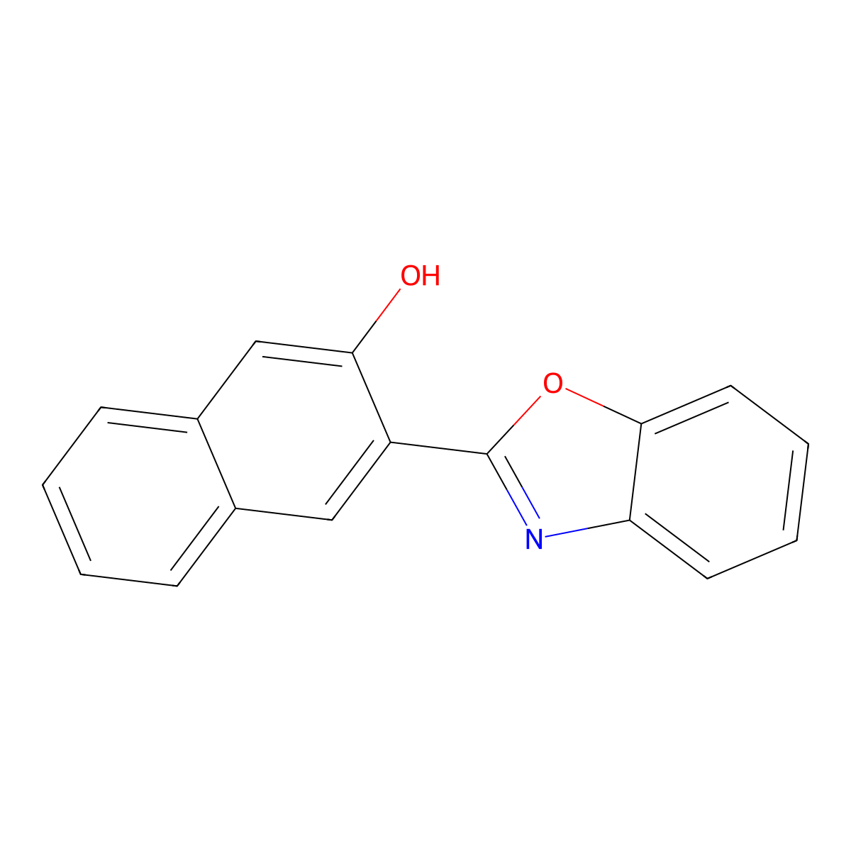 3-(1,3-Benzoxazol-2(3H)-ylidene)naphthalen-2(3H)-one molecular structure, CAS 14967-45-4