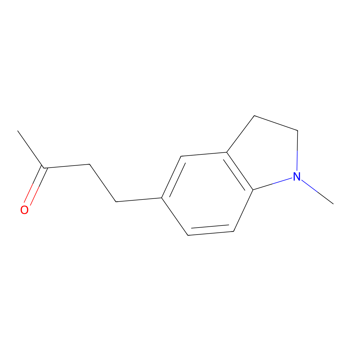 4-(1-Methylindolin-5-yl)butan-2-one molecular structure, CAS 1496786-56-1