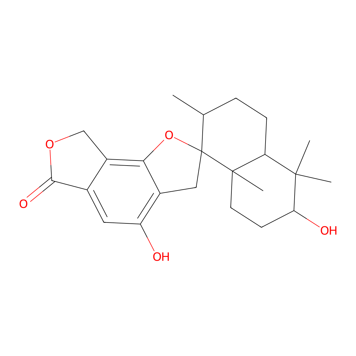 Stachybotrolide molecular structure, CAS 149691-31-6