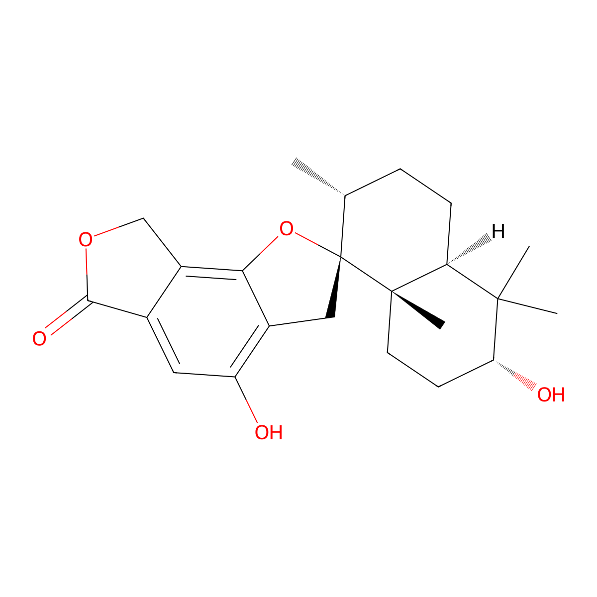 Stachybotrolide molecular structure, CAS 149691-31-6