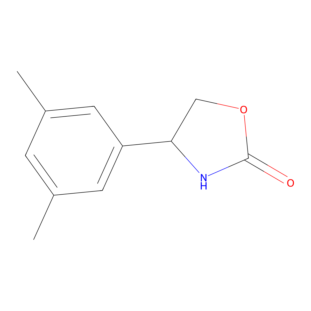 4-(3,5-Dimethylphenyl)oxazolidin-2-one molecular structure, CAS 1496928-42-7